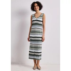 Kép 1/5 - Ruha - multicolor zig-zag dress - 2605