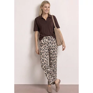 Kép 3/6 - Nadrág - Wide Leg Belt AOP LEO HW - 2605