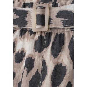 Kép 5/6 - Nadrág - Wide Leg Belt AOP LEO HW - 2605