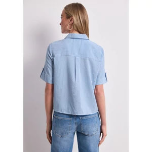Kép 2/6 - Blúz - Striped buttoned shirtcollar b - 2606