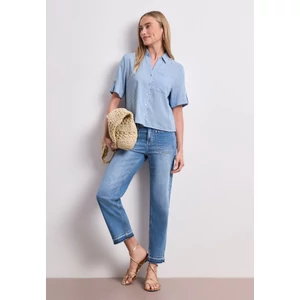 Kép 3/6 - Blúz - Striped buttoned shirtcollar b - 2606
