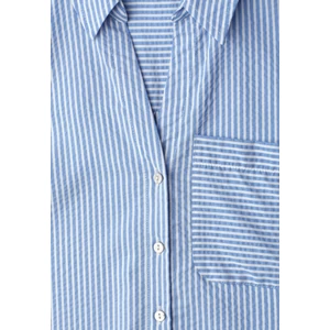 Kép 5/6 - Blúz - Striped buttoned shirtcollar b - 2606