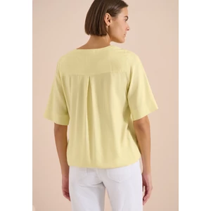 Kép 2/7 - Blúz - Solid Splitneck Blouse - 2605