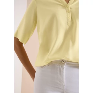 Kép 6/7 - Blúz - Solid Splitneck Blouse - 2605