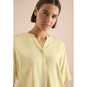 Kép 7/7 - Blúz - Solid Splitneck Blouse - 2605