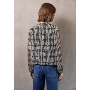 Kép 3/7 - Blúz-Ing - Vneck Chiffon tunic blouse w g 2507