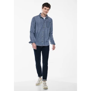 Kép 3/4 - Ing - Denim_shirt,light blue wash 2404