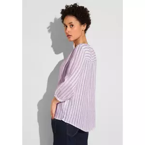 Kép 2/4 - LS_Striped splitneck blouse w 2405