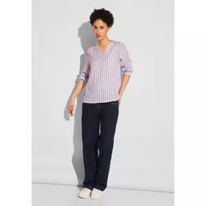 Kép 3/4 - LS_Striped splitneck blouse w 2405