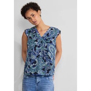 Kép 1/4 - OTLT Printed chiffon top w double f 2403