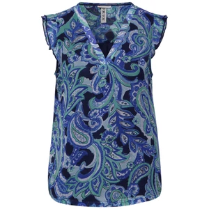 Kép 4/4 - OTLT Printed chiffon top w double f 2403