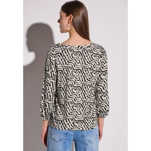 Kép 3/6 - Ing - printed mat-mix shirt w.button 2504