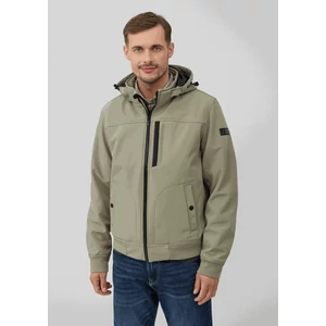 Kép 1/6 - Dzseki -  Water-repellent softshell jacket with detachable hood  - Olive | s.Oliver 2510