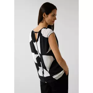 Kép 2/2 - OTLT Flap blouse w elastic sleeve c