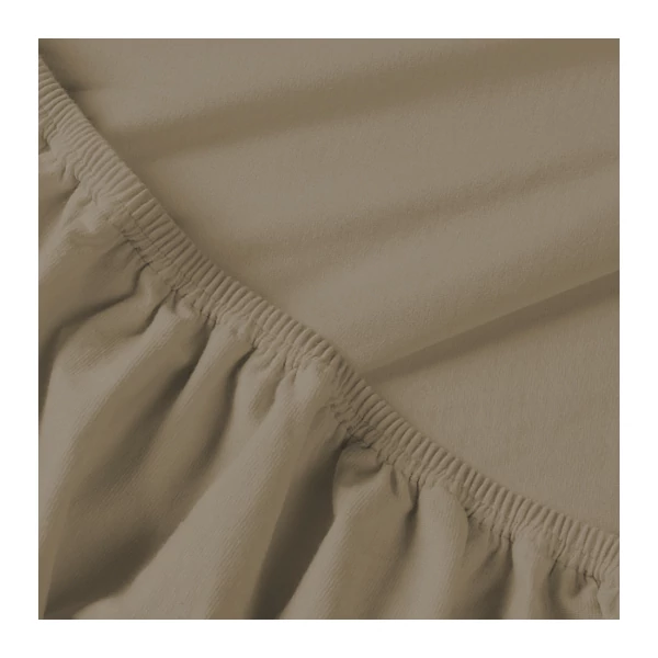 BIllerbeck REBEKA elasztikus jersey lepedő - Kapucíner 180/200*200 cm