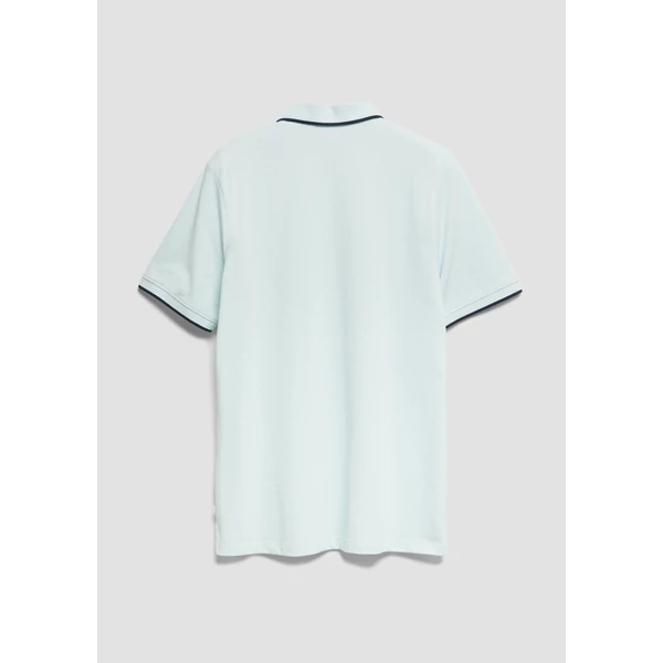 Piqué polo shirt with contrasting details