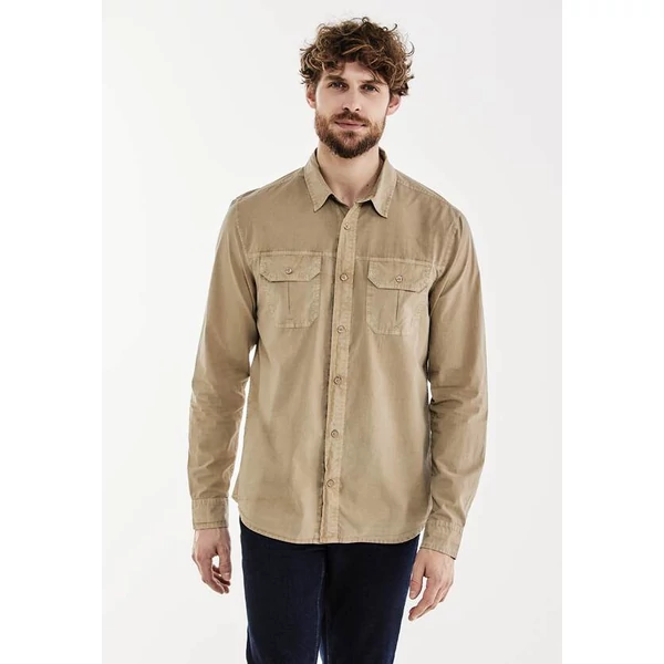 Ing - heavy washed shirt 2401