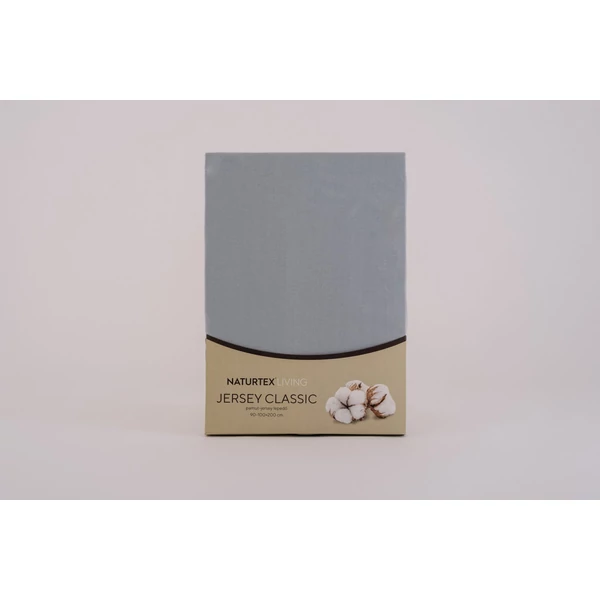 Naturtex Jersey szürke lepedő 140-160x200 cm