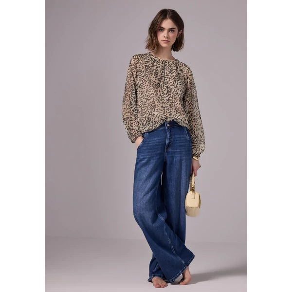 OTLT Blúz-Ing - LTD QR Printed Chiffon tunic b 2502
