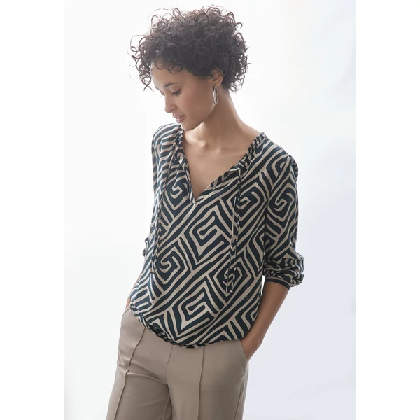 OTLT Blúz - LTD QR Tunic blouse w gathered 2411