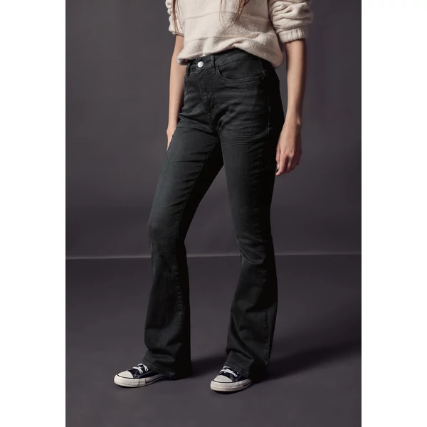 Nadrág - Style Denim,Skinny Flare,hw,bl