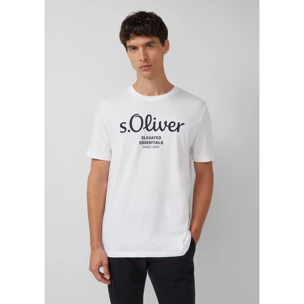 Póló Cotton T-shirt with logo print 2603