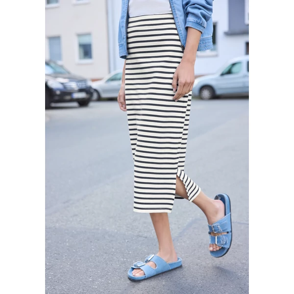 Szoknya - Pencil skirt_striped - 2606