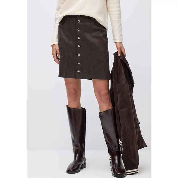 OTLT Szoknya - Button through Velours skirt_s 2509 WS02