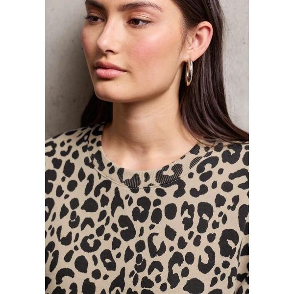 Pulóver - Studio Loose Fit Print Crewnec 2509 WS02