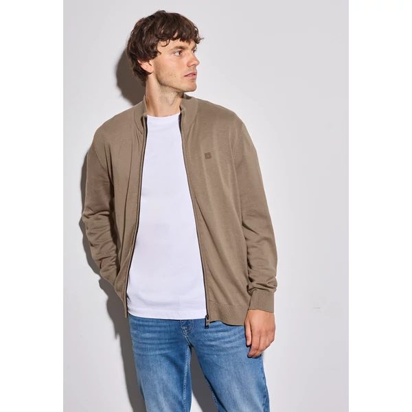 Kötött Dzseki - LOS Basic knitted zip jacket 2508