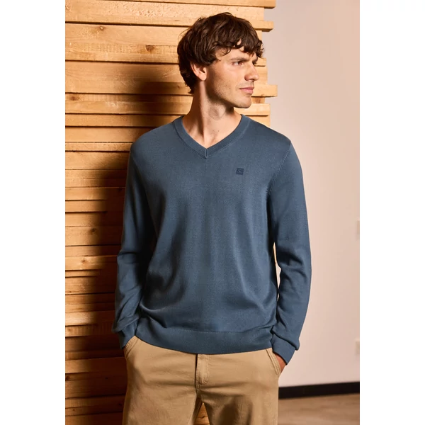 Pulóver - LOS Basic knitted V-neck 2508
