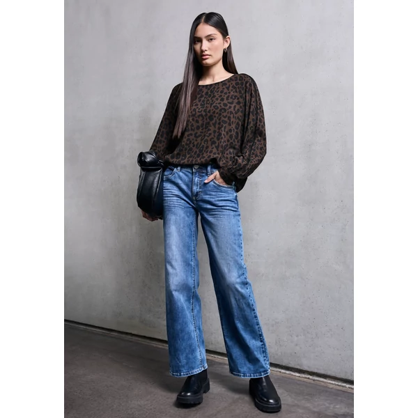 OTLT Blúz-Ing - Raglan roundneck blouse w inse 2509