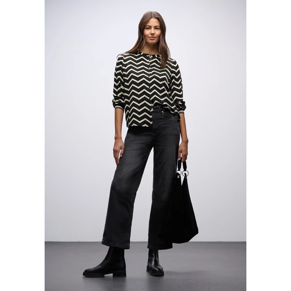 OTLT Blúz - Buttoned roundneck blouse w ta 2511 WS02