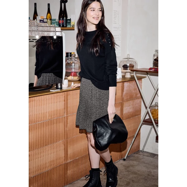 Szoknya - chiffon plissee skirt_AOP 2602