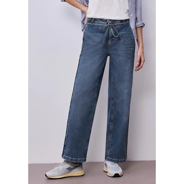 Nadrág - Style Emee Wide Leg,hw,mid blu 2603