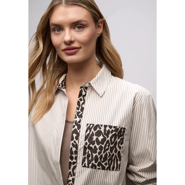 Blúz - Striped shirtcollar blouse w p 2601