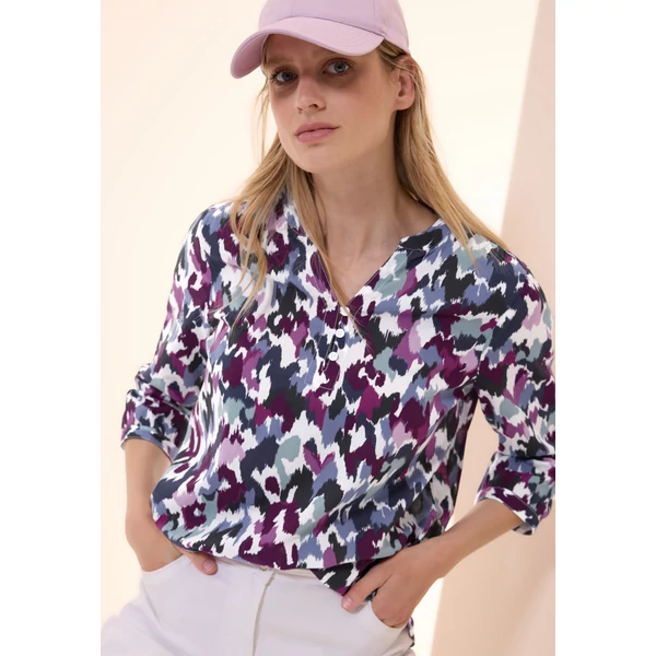 Blúz - Printed Light Cotton Blouse 2505