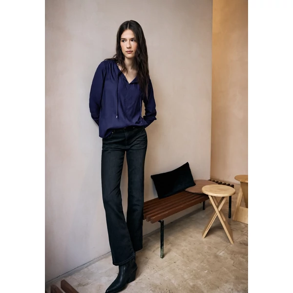 Blúz-Ing - Tunic blouse w frill cuffs UNI 2511