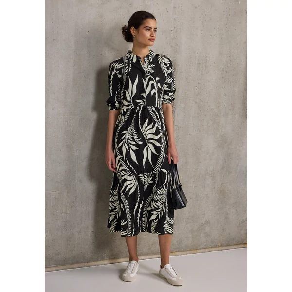 Ruha - Shirt collar volant Dress_prin 2505