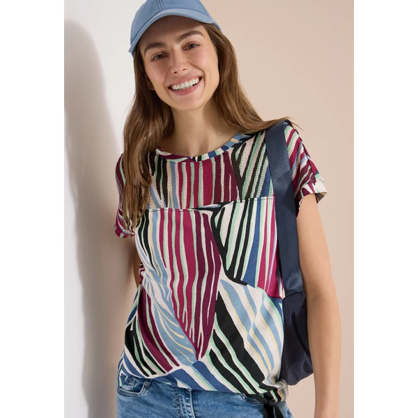 Ing - AOP Mesh Insert T-Shirt - 2605