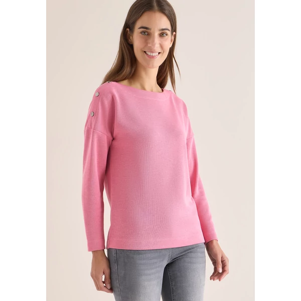 Ing - Cosy Melange Button T-Shirt 2510 WS02