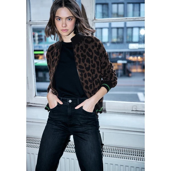 OTLT Sweat-kötött - cardigan leo jacquard 2512