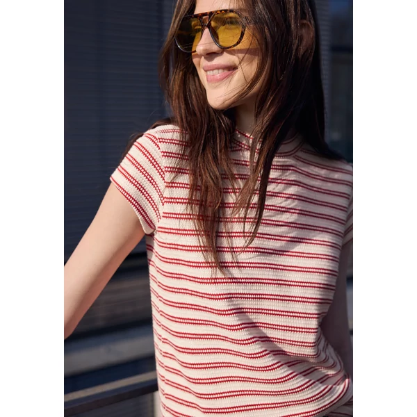 Póló - round neck yds structure shirt 2602