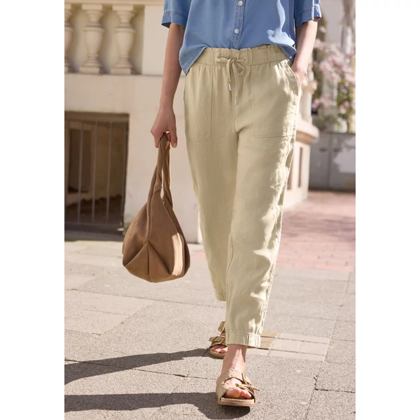 Nadrág - SE_Linen Jogg Paperbag MW Patc - 2604