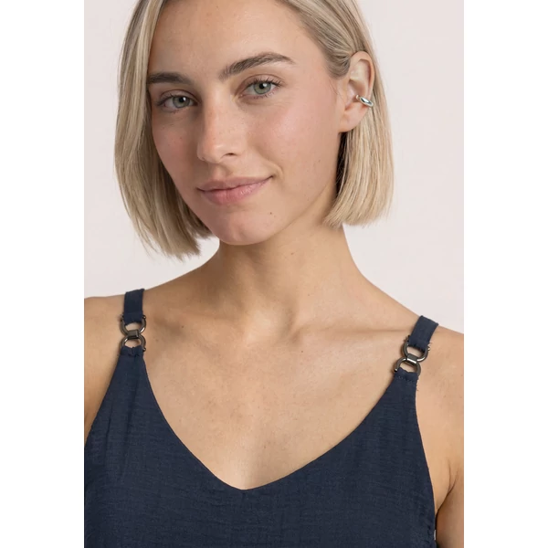 Ing - mat-mix v-neck top w.deco deta - 2607