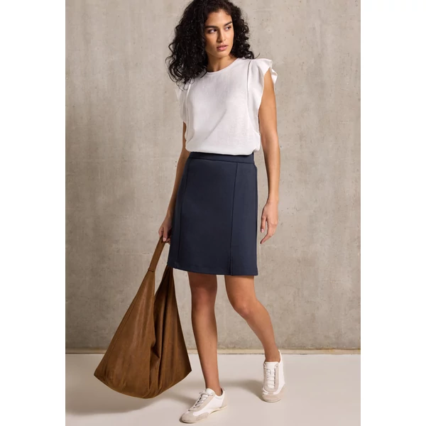 OTLT Szoknya - short pencil skirt slit_solid 2506