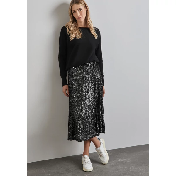 Party Midi sequins skirt solid 2411