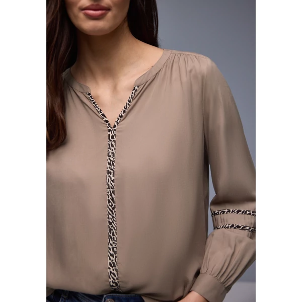 Blúz - Tunic blouse w piping details 2601
