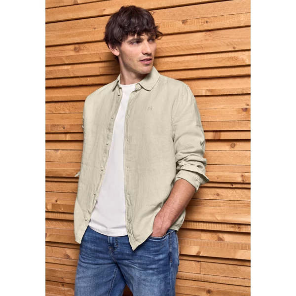 ING - 100% linen long sleeve shirt 2505