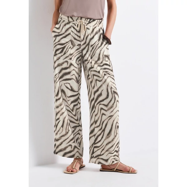 Nadrág - Wide leg Crepe Viscose AOP HW 2506